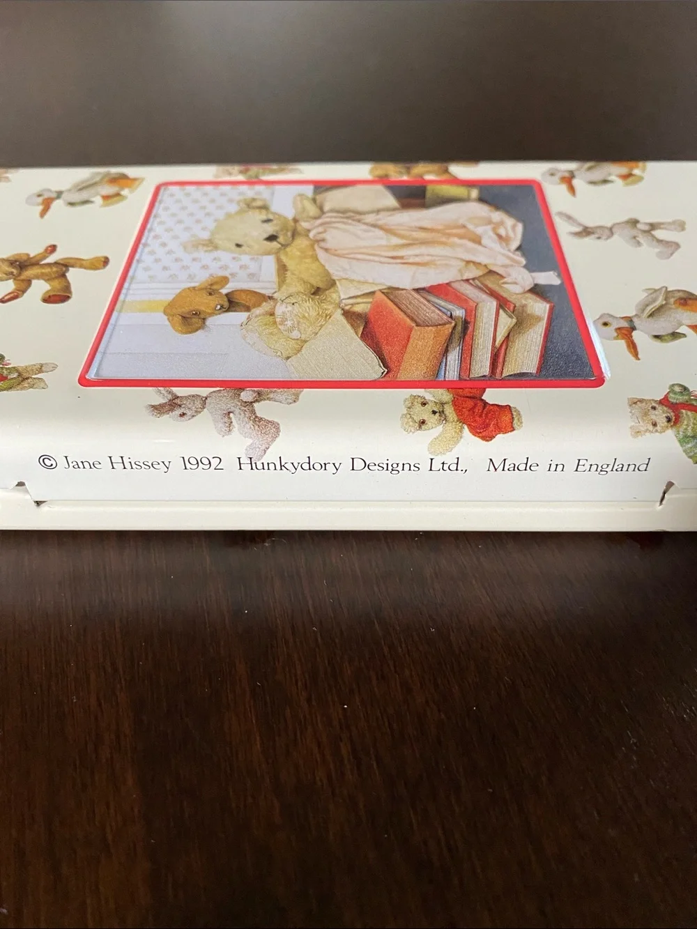 Jane Hissey Decorative Teddy Bear Tin